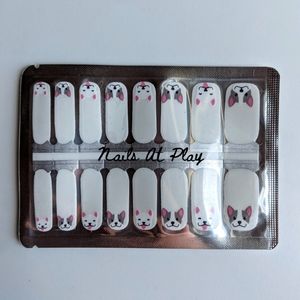 5 for $20 Nail Wraps- Doggy Face